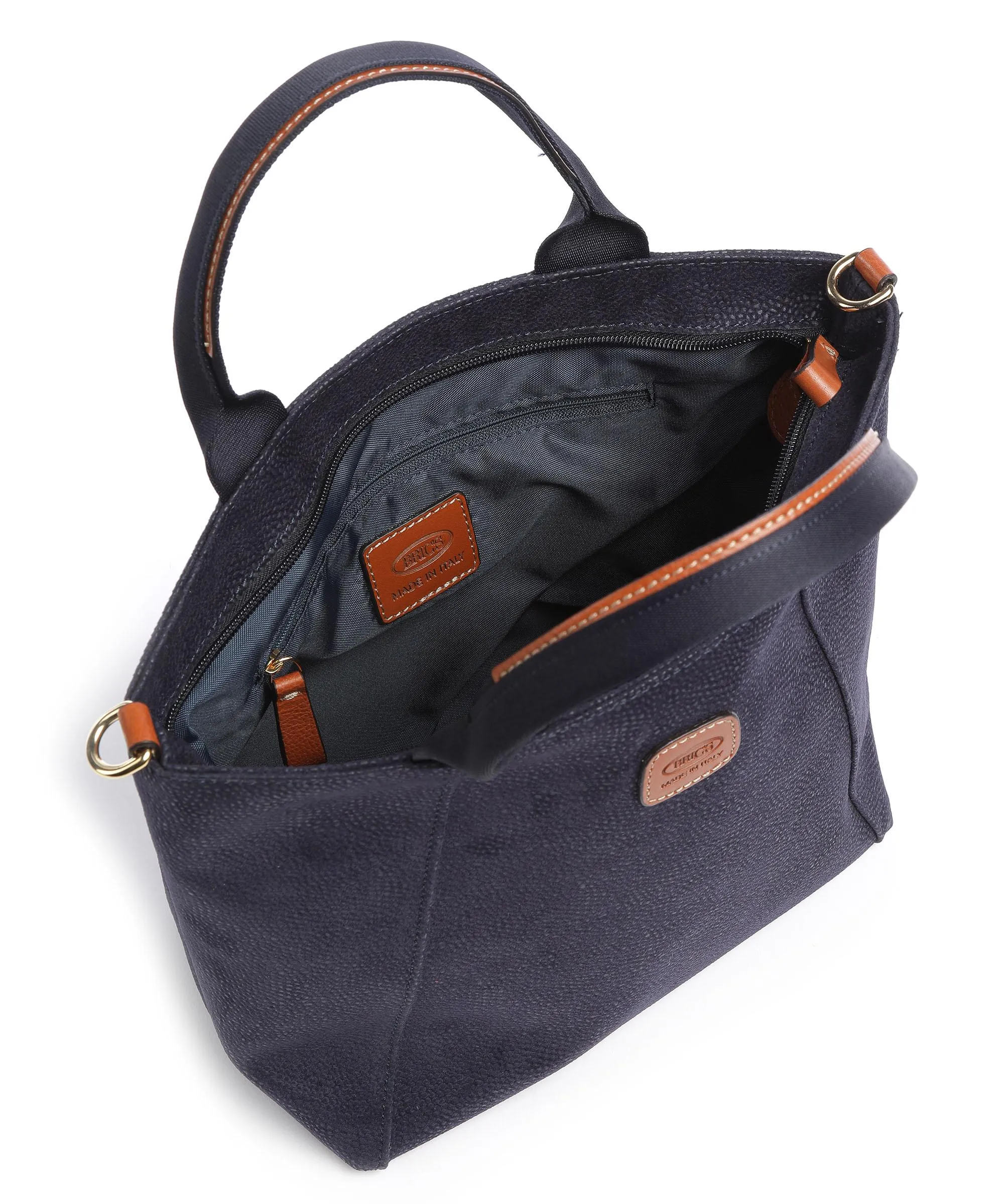 Brics Life Borsa a mano pelle sintetica navy  
