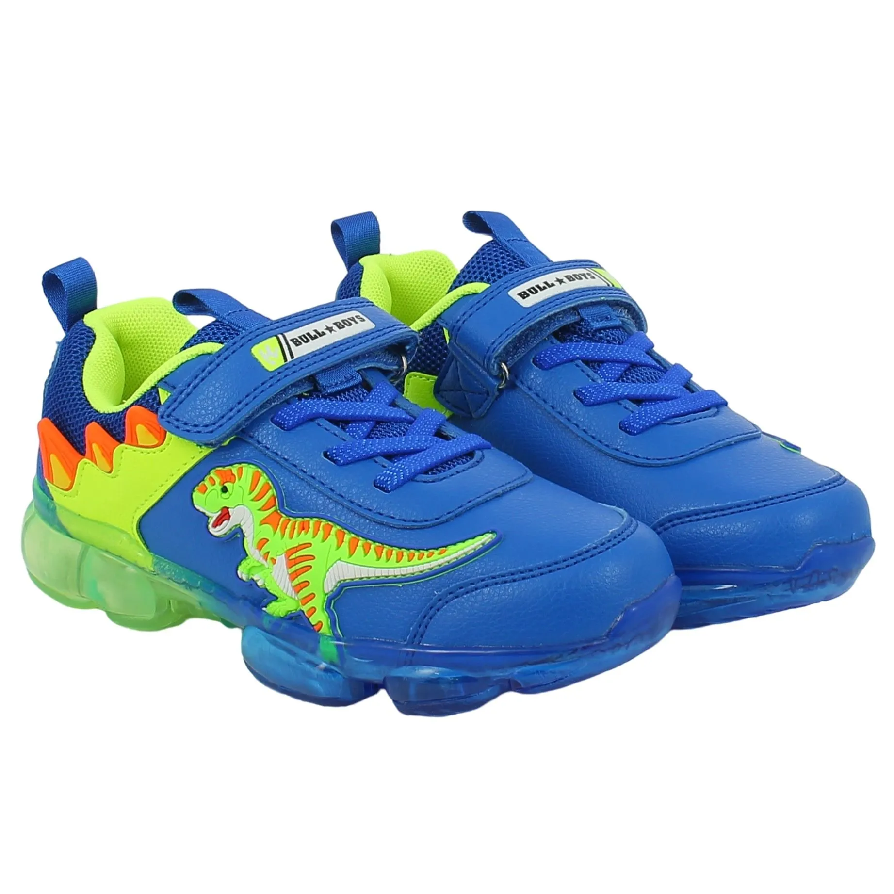 Bull Boys  Sneaker royal con dinosauro e luci 