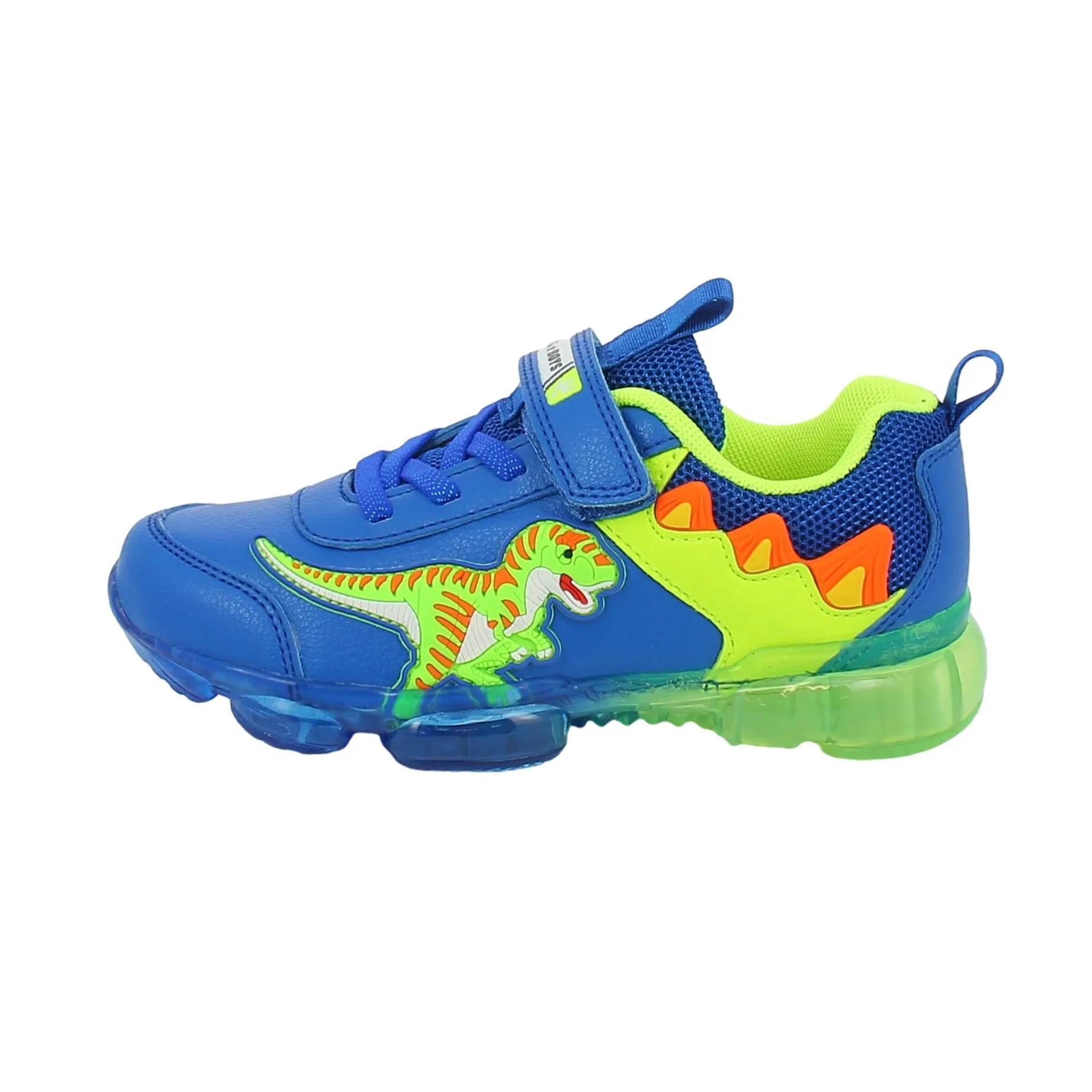 Bull Boys  Sneaker royal con dinosauro e luci 