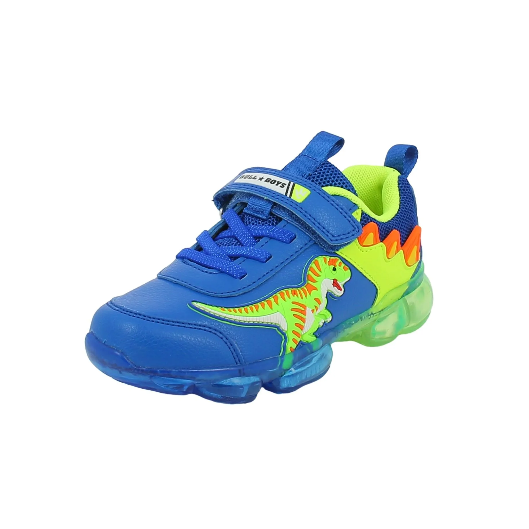 Bull Boys  Sneaker royal con dinosauro e luci 