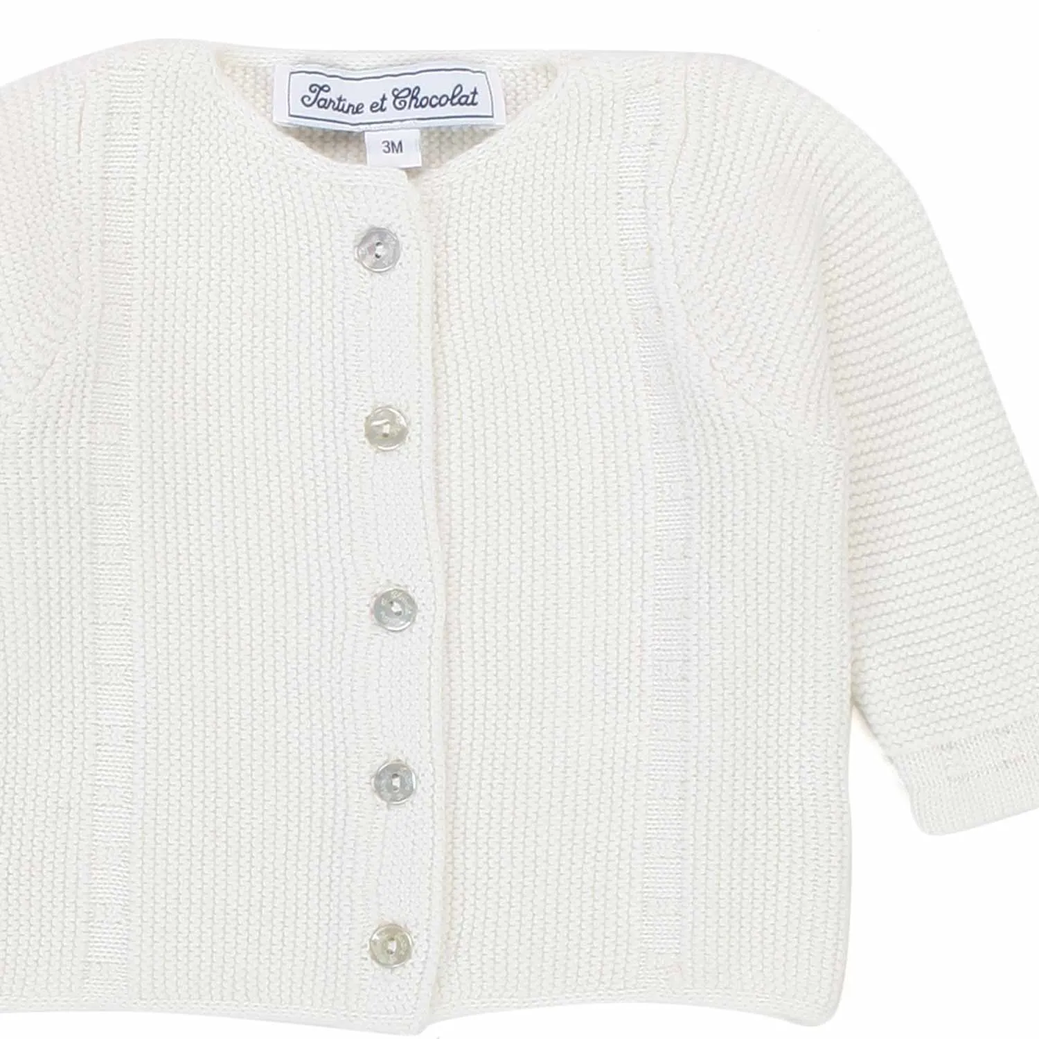 Cardigan Cerimonia Bianco Caldo Neonata