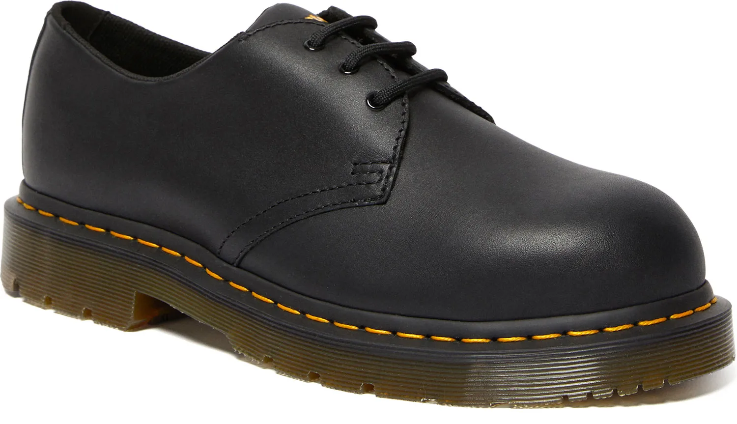 DR. MARTENS  1461 Men's, Black, Steel Toe, EH, Slip Resistant Oxford
