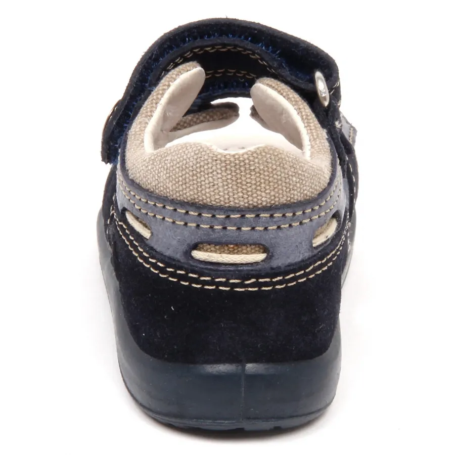 E7664 sandalo bimbo blue/beige FALCOTTO scarpe primi passi shoe baby boy