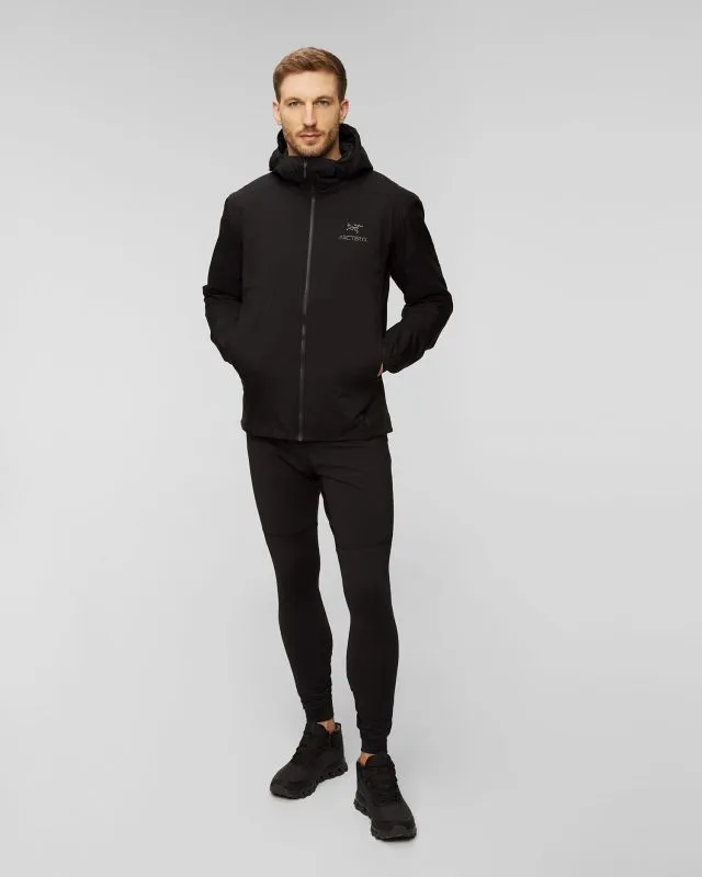 Felpa imbottita nera da uomo Arcteryx Atom