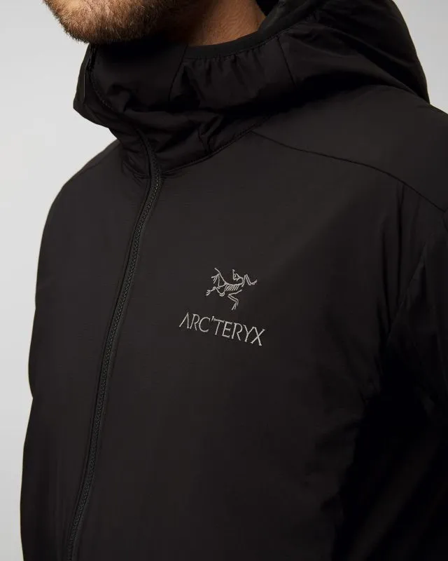 Felpa imbottita nera da uomo Arcteryx Atom