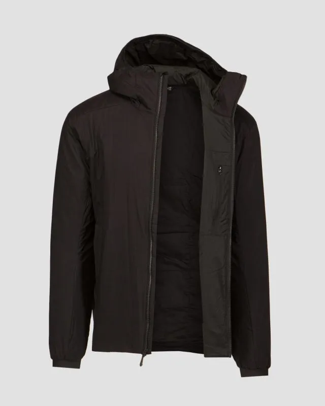 Felpa imbottita nera da uomo Arcteryx Atom