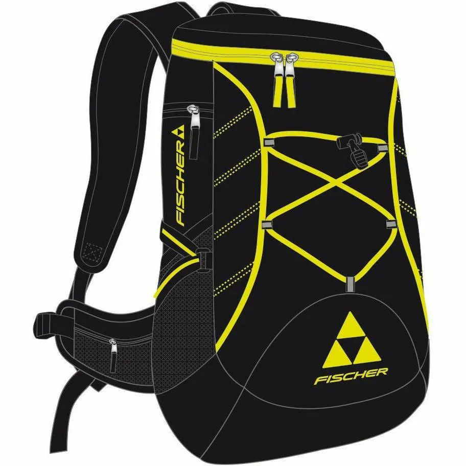 Fischer Backpack Neo 30 L Black/Yellow- Zaino Sci