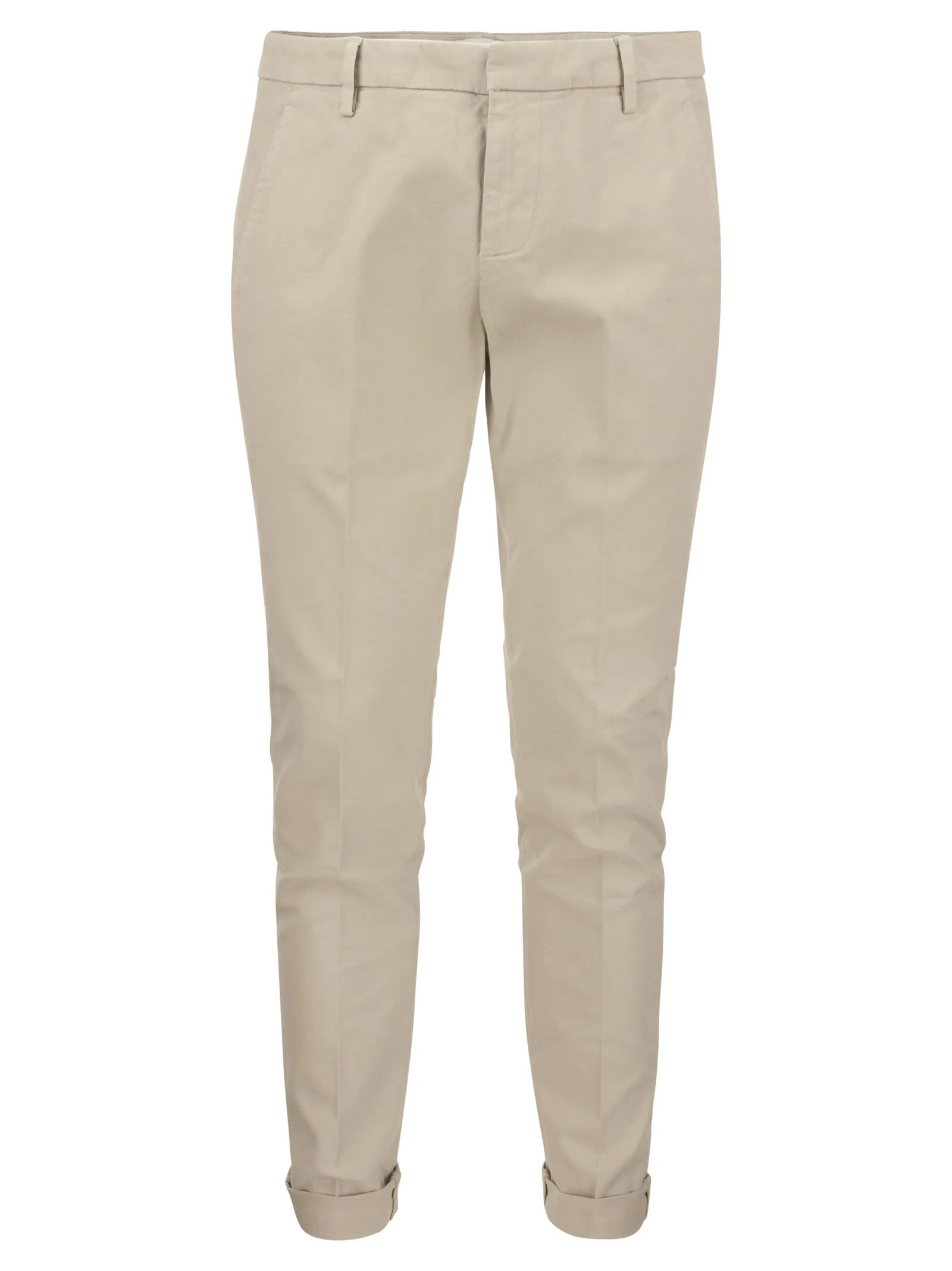 GAUBERT – Pantaloni slim-fit in gabardina