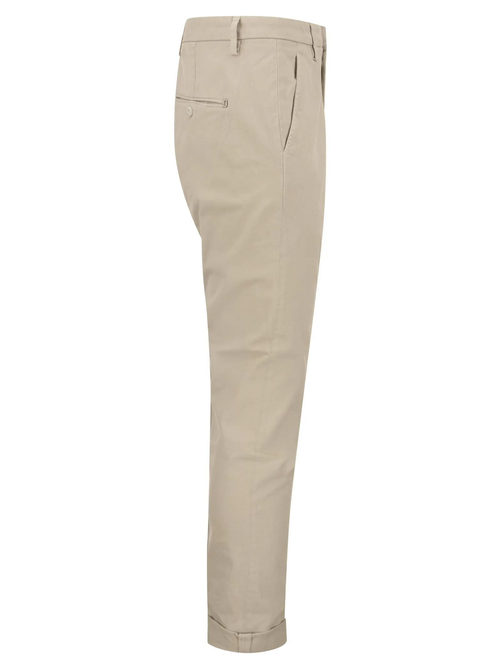 GAUBERT – Pantaloni slim-fit in gabardina