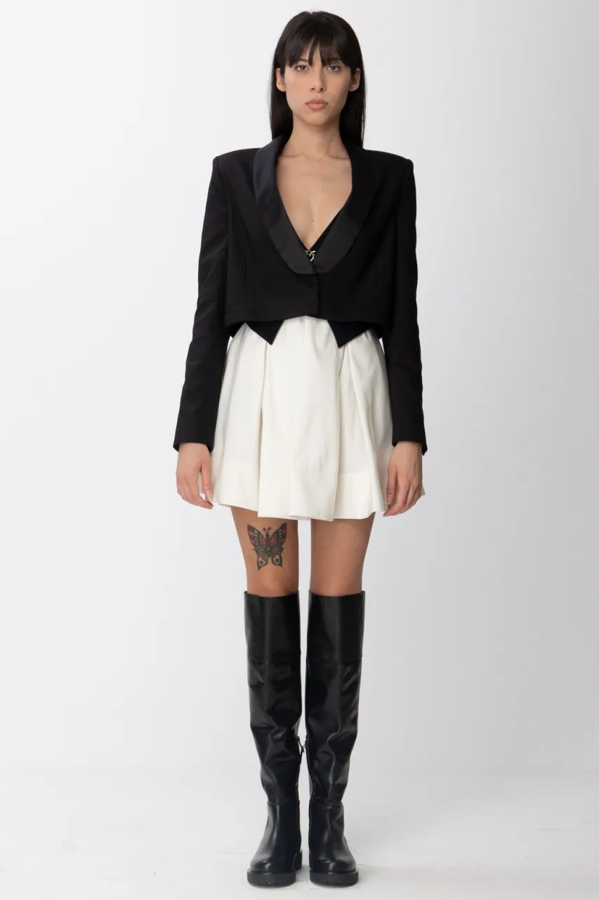 Giacca Blazer cropped Black