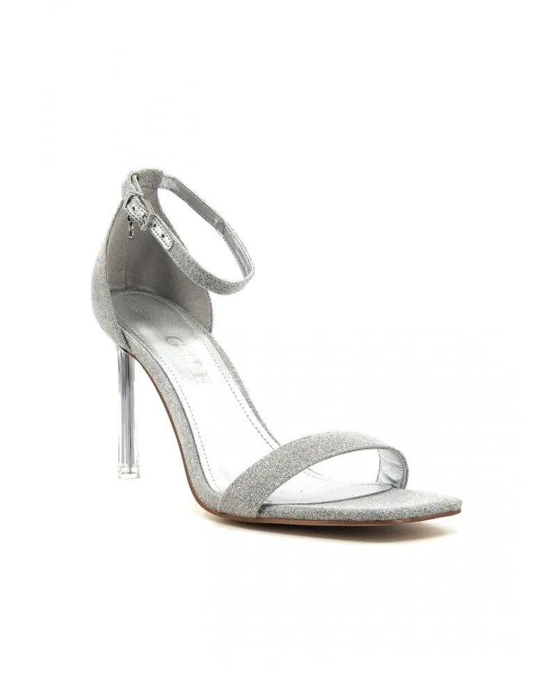 GUESS FLJSH2FAB03 sandali eleganti argento scarpe tacco cerimonia