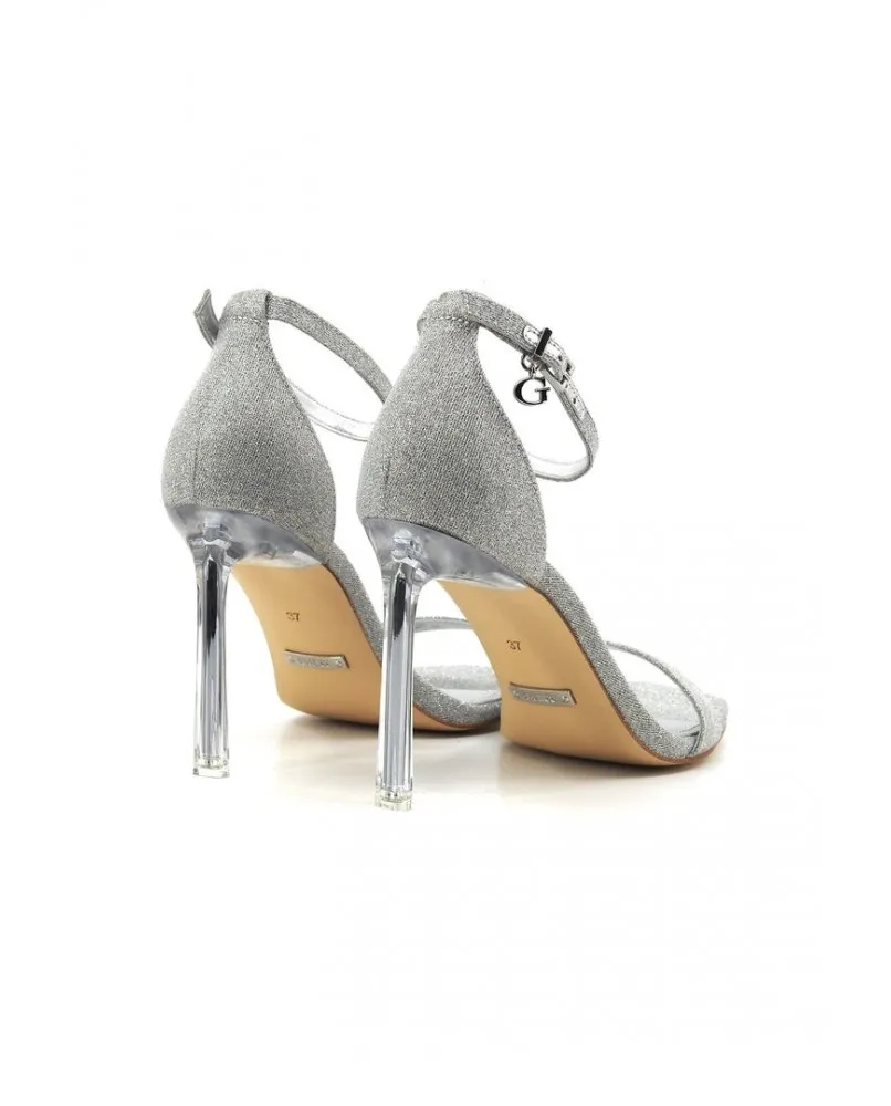 GUESS FLJSH2FAB03 sandali eleganti argento scarpe tacco cerimonia