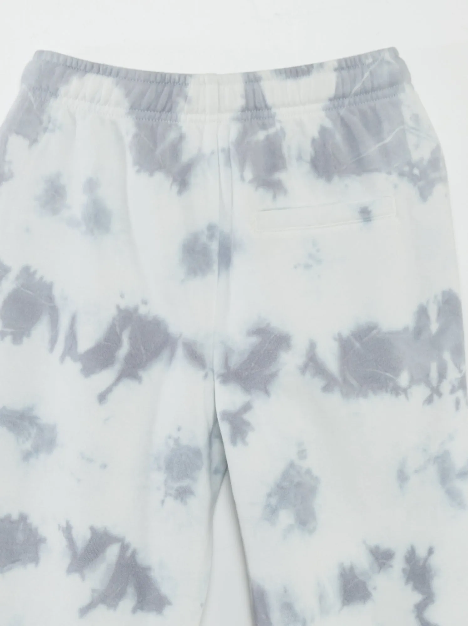 Joggers in tessuto felpato tie and dye - GRIGIO