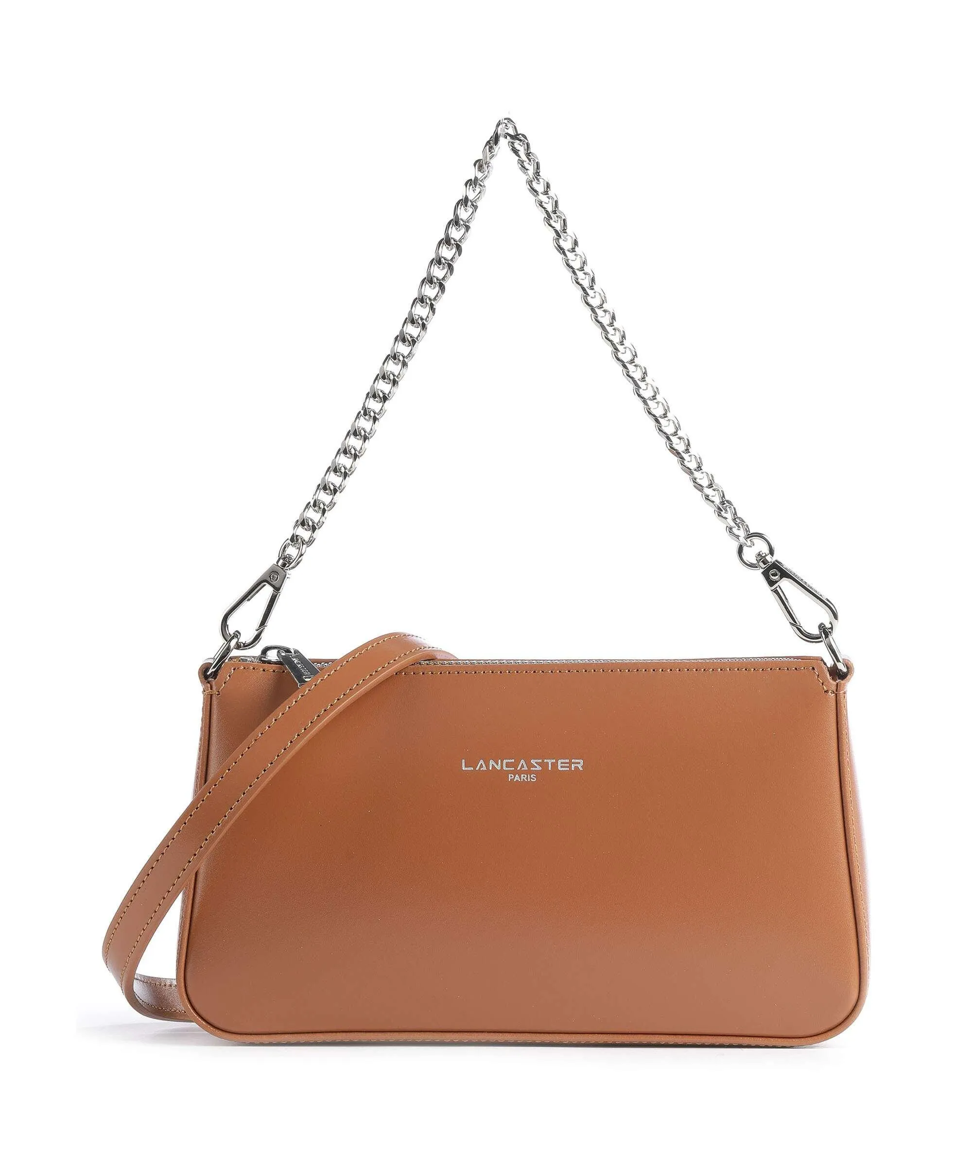  Lancaster Suave Even Borsa a spalla pelle di vacchetta liscia camel  