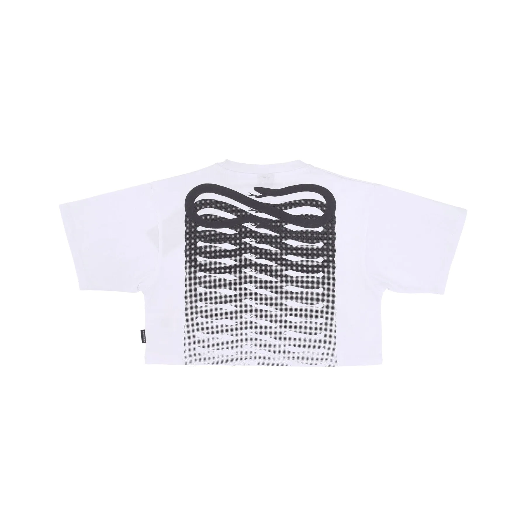 Maglietta Corta Donna W Ribs Croptop Tee White