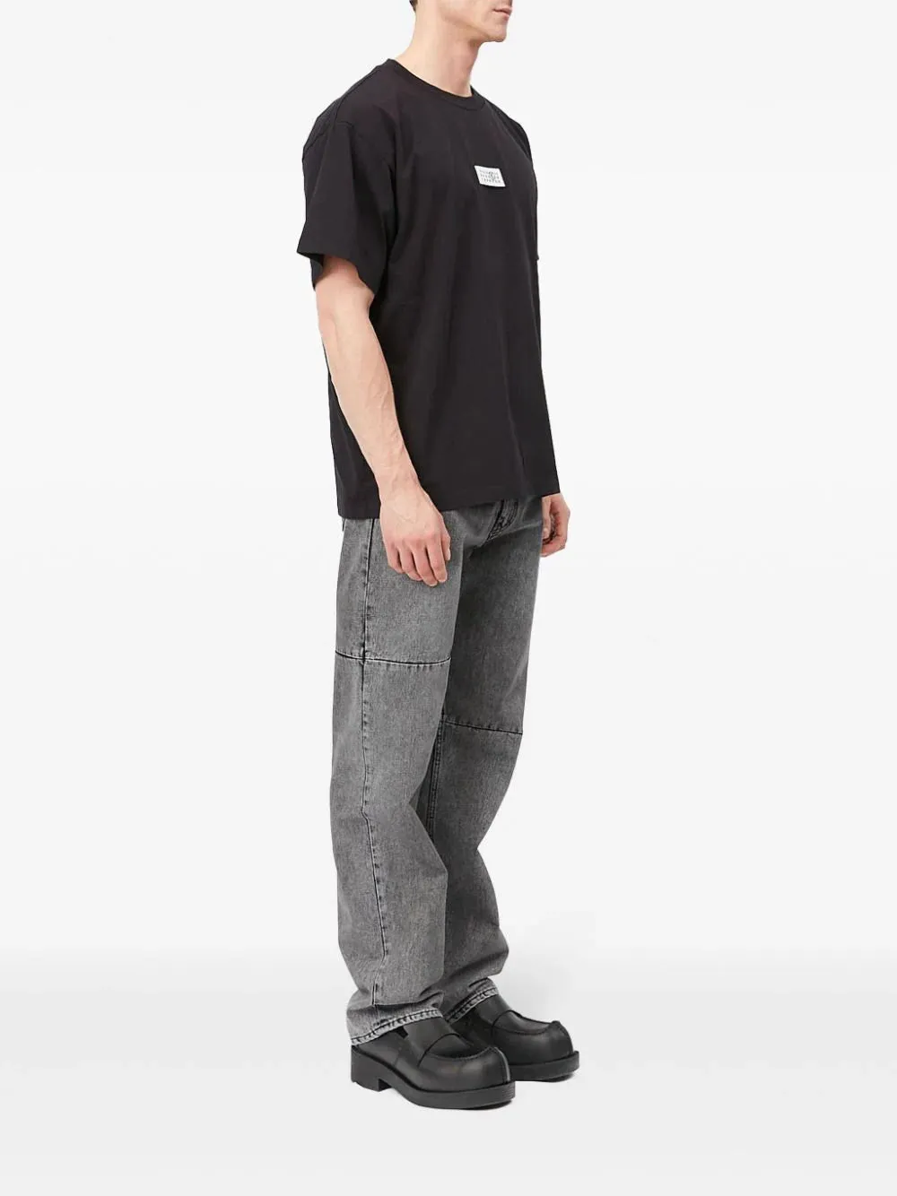 Maglietta MM6 Maison Margiela con applicazione