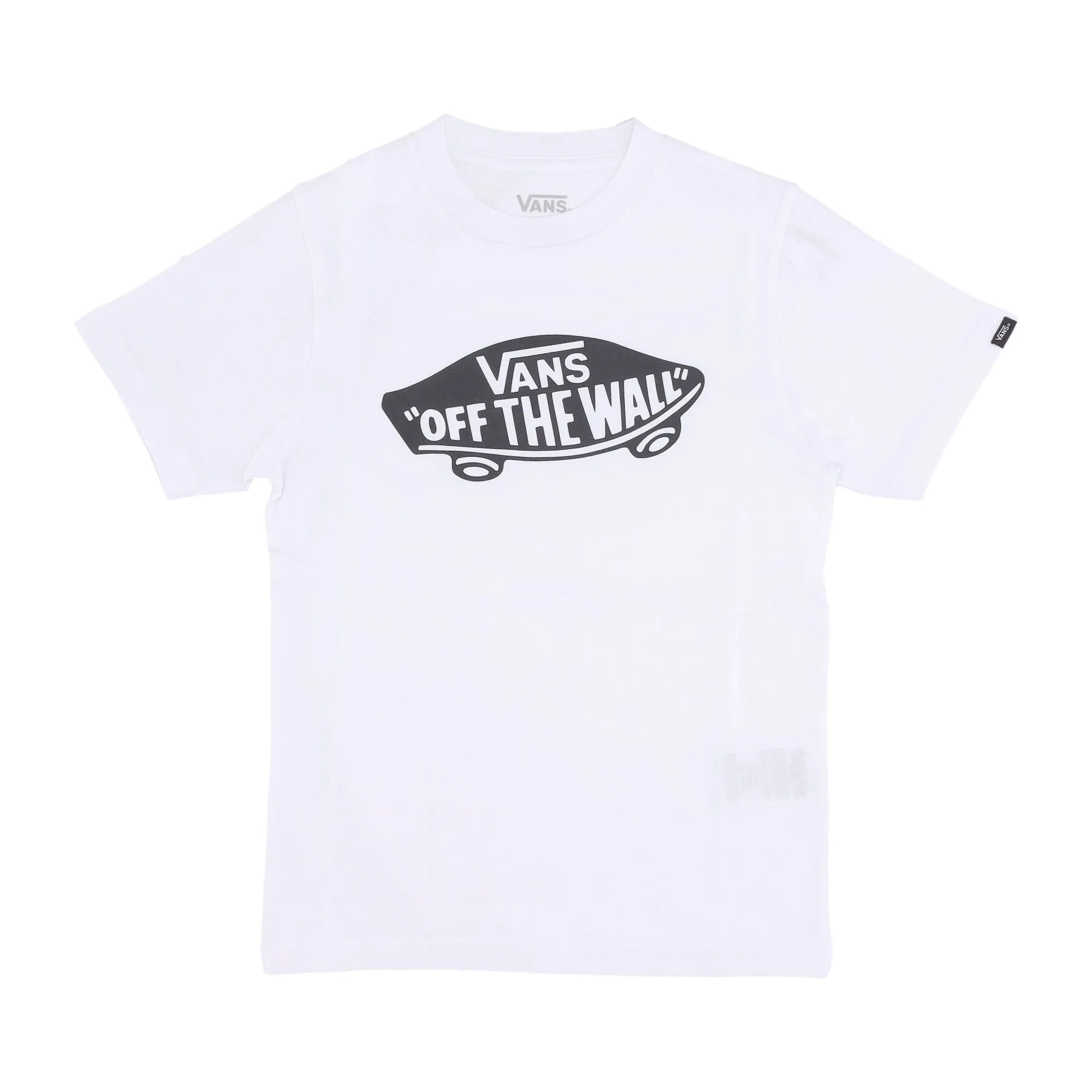 Maglietta Ragazzo Off The Wall Tee White/black