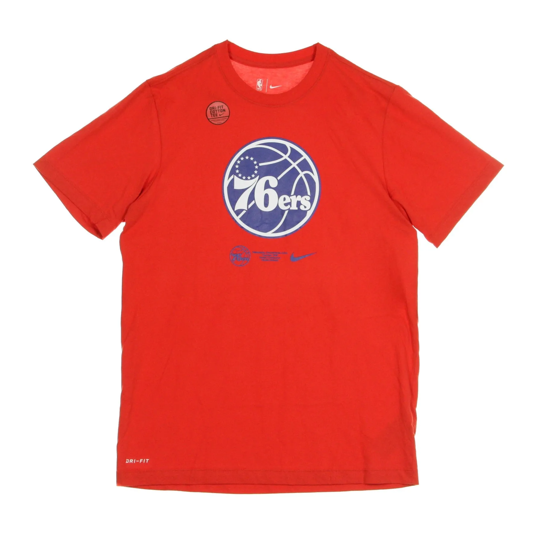 Maglietta Uomo Nba Dry Tee Es Logo Phi76e University Red
