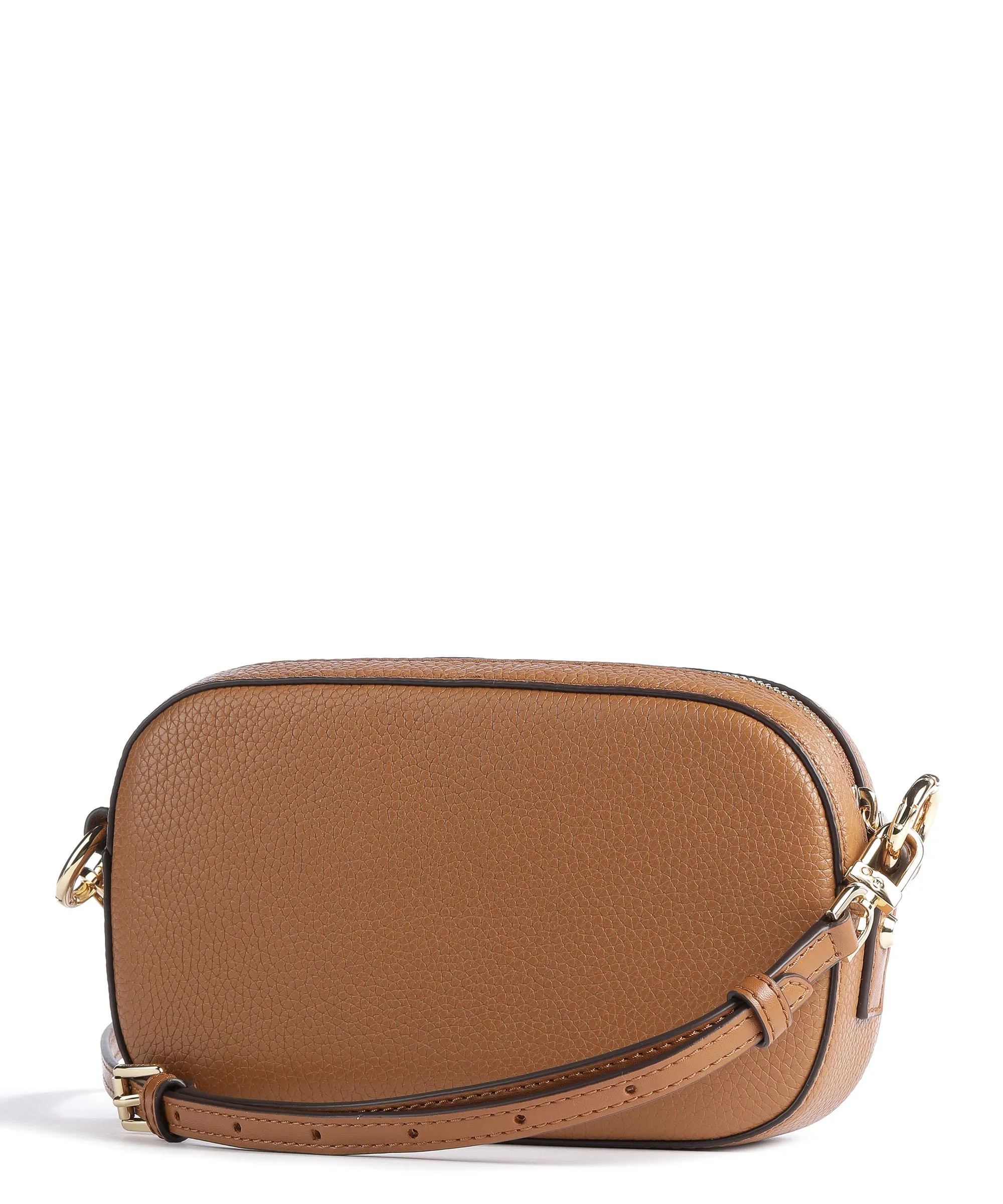  Michael Kors Jet Set Borsa a tracolla pelle di vacchetta grana, tela marrone  
