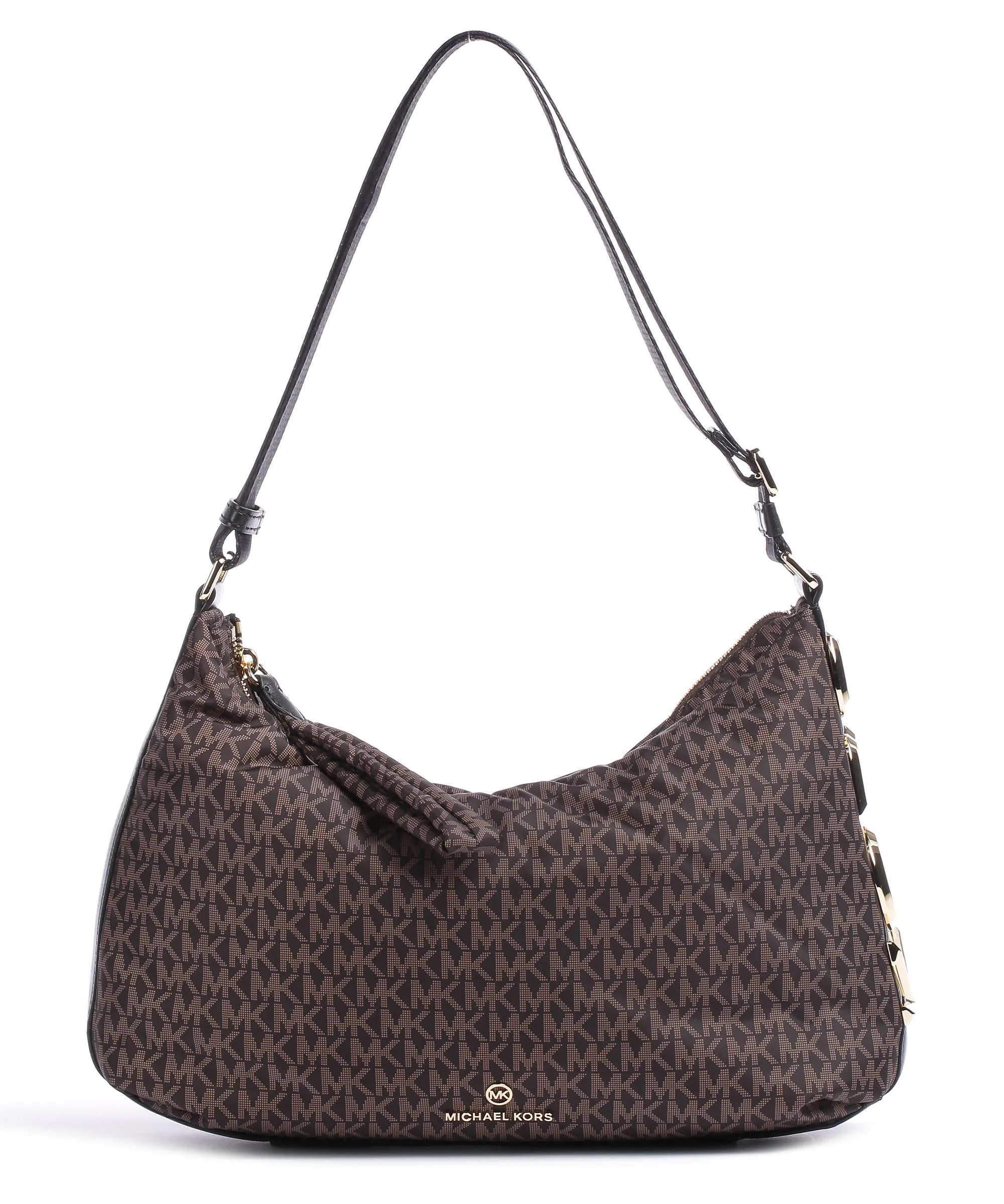  Michael Kors Leonie Borsa hobo poliestere riciclato marrone scuro  