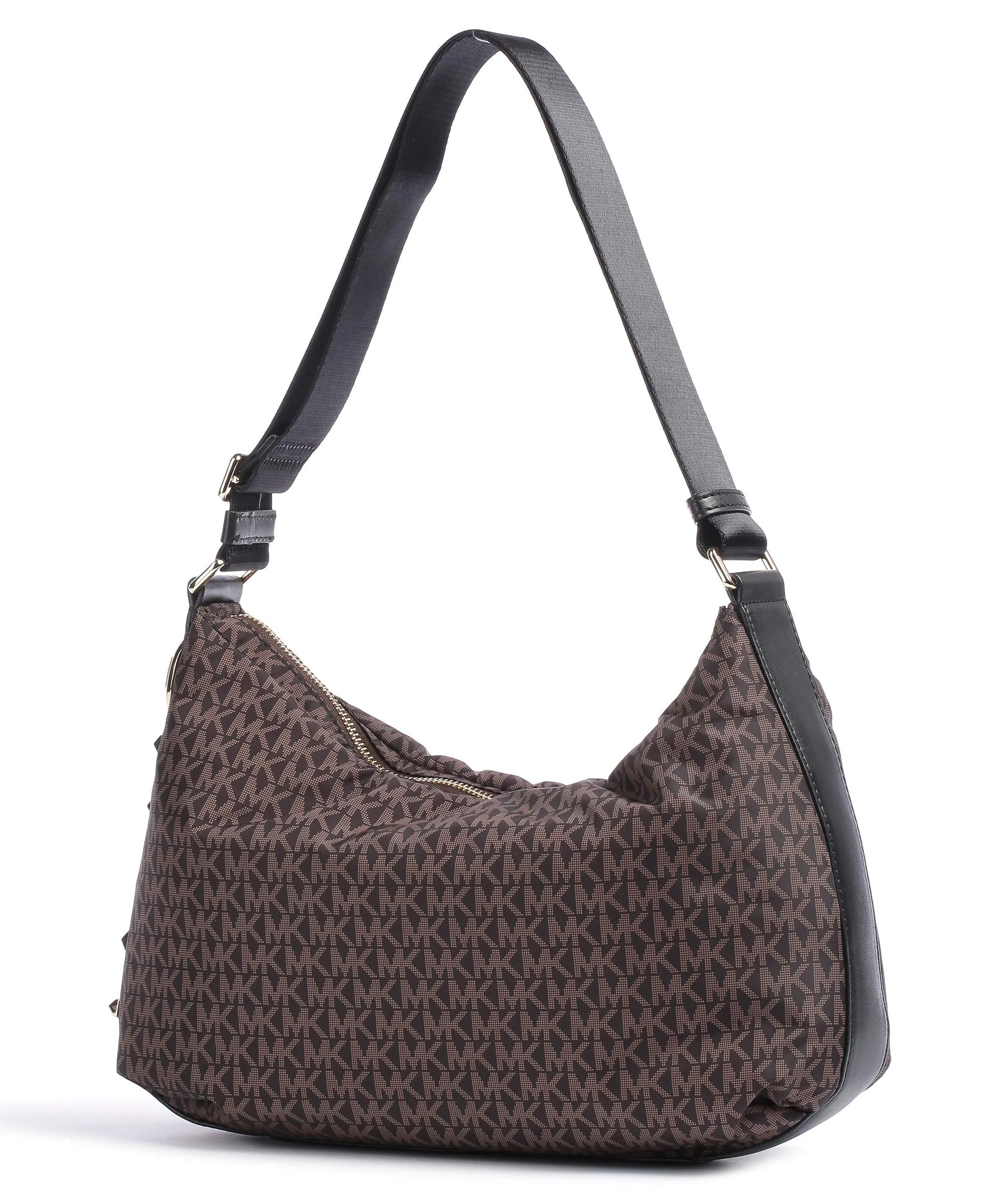  Michael Kors Leonie Borsa hobo poliestere riciclato marrone scuro  