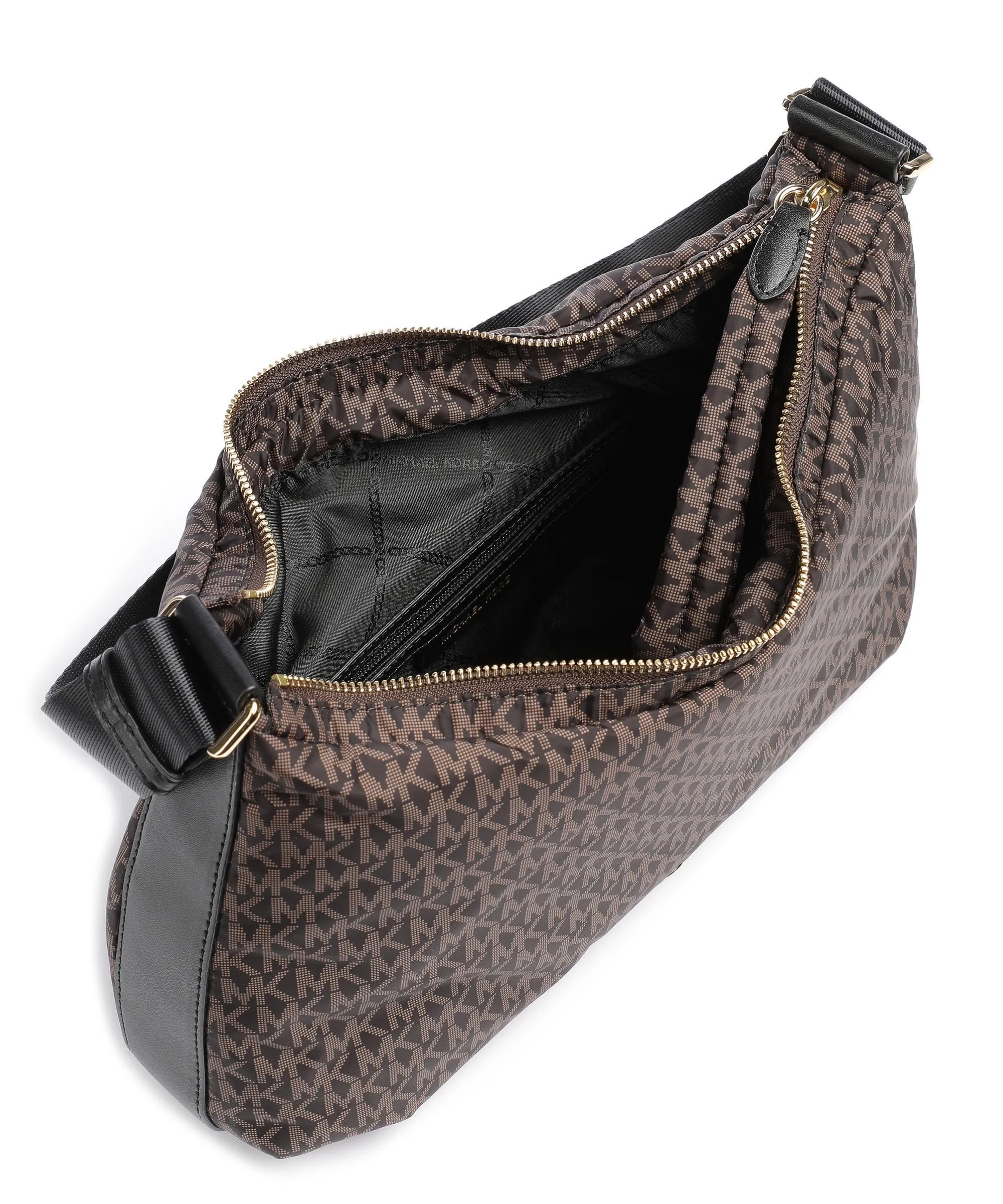  Michael Kors Leonie Borsa hobo poliestere riciclato marrone scuro  