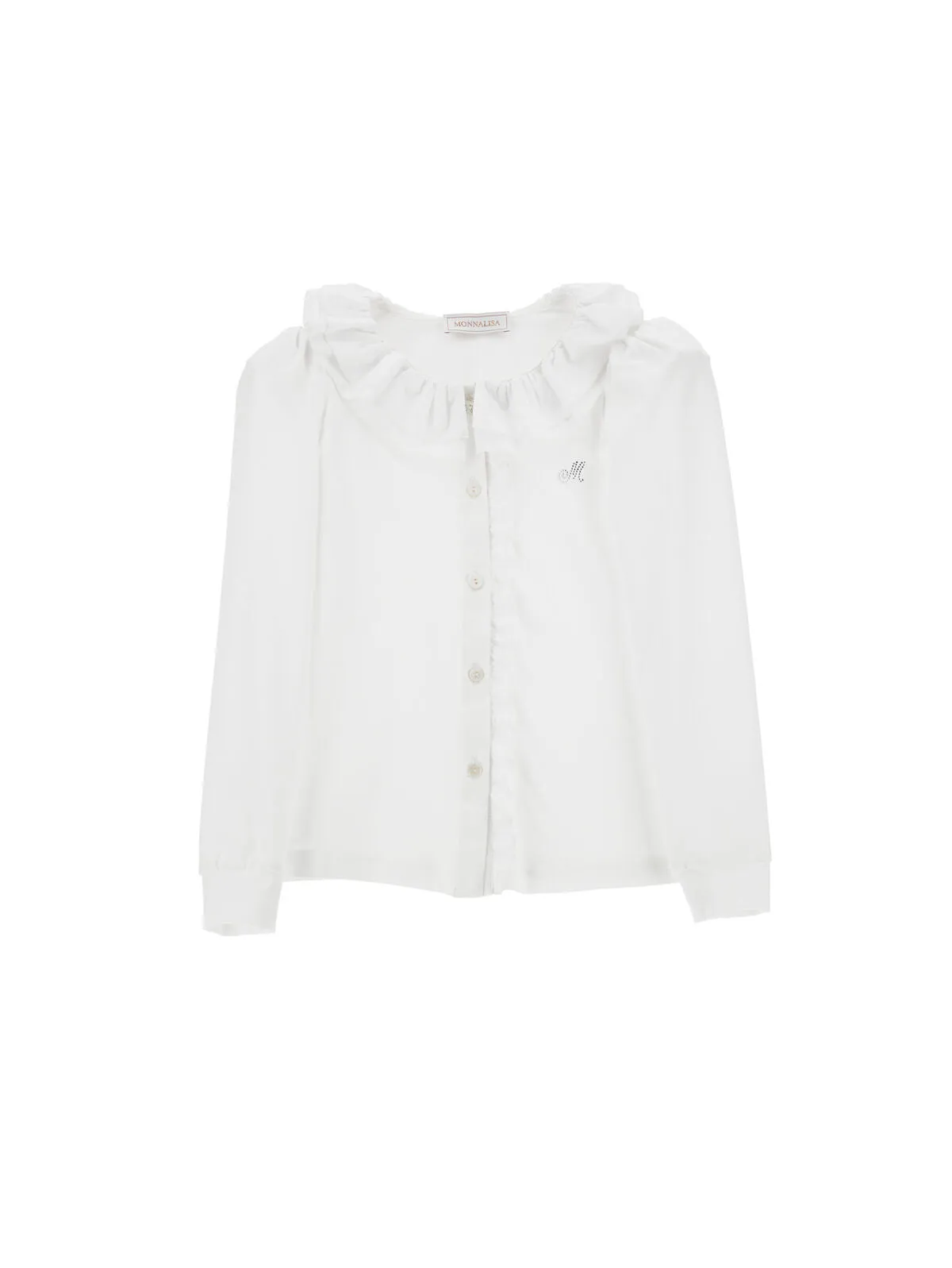 Monnalisa  Camicia jersey con ruches