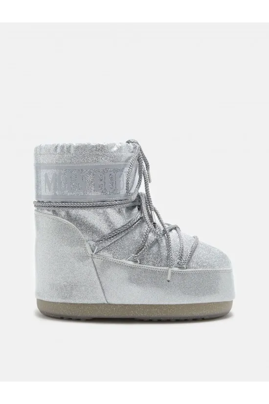 MOON BOOT ICON LOW GLITTER 14094400 SIL