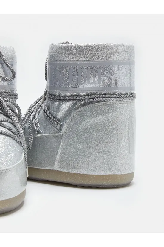MOON BOOT ICON LOW GLITTER 14094400 SIL