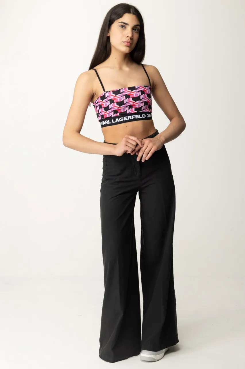 Pantaloni ampi NERO LIMOUSINE