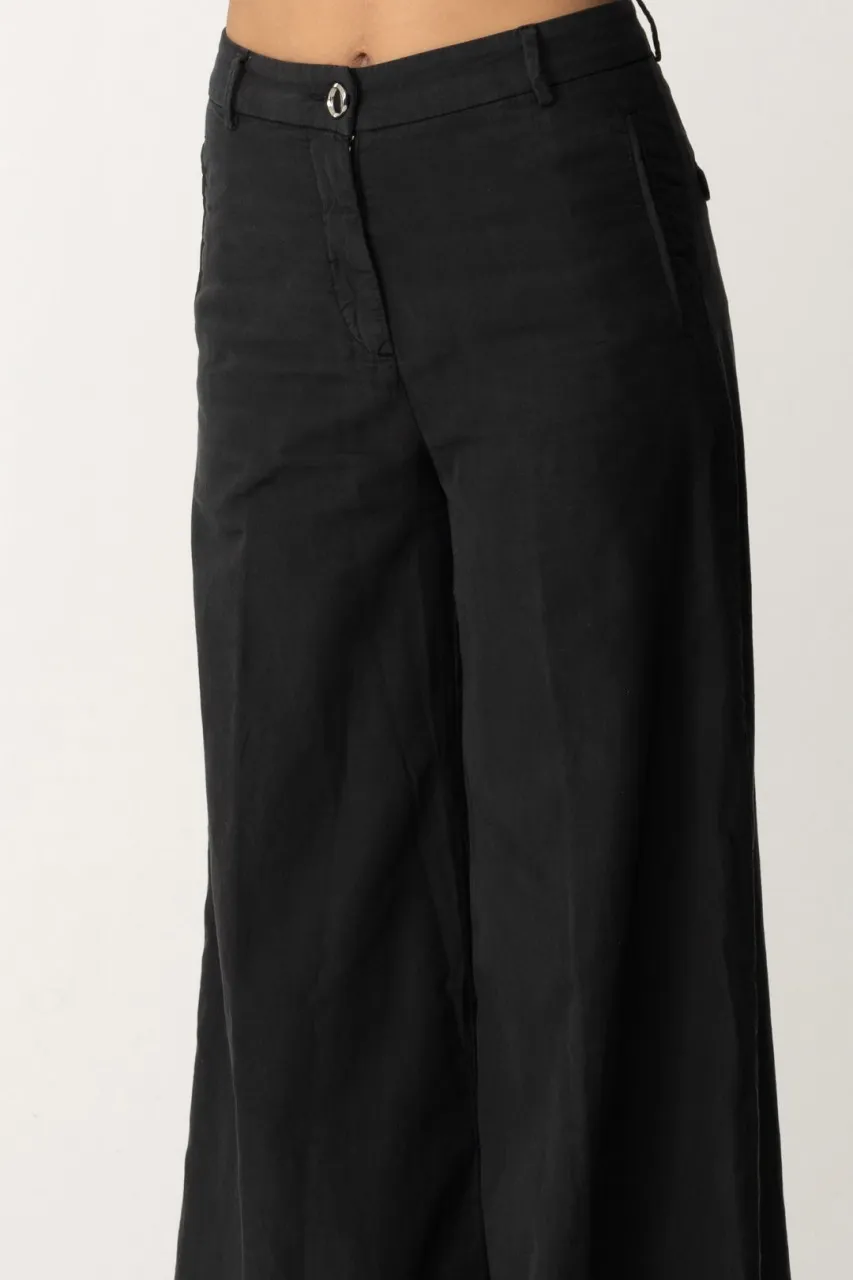 Pantaloni ampi NERO LIMOUSINE