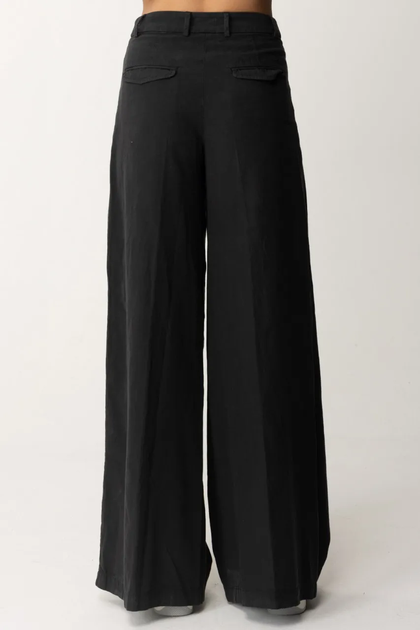 Pantaloni ampi NERO LIMOUSINE