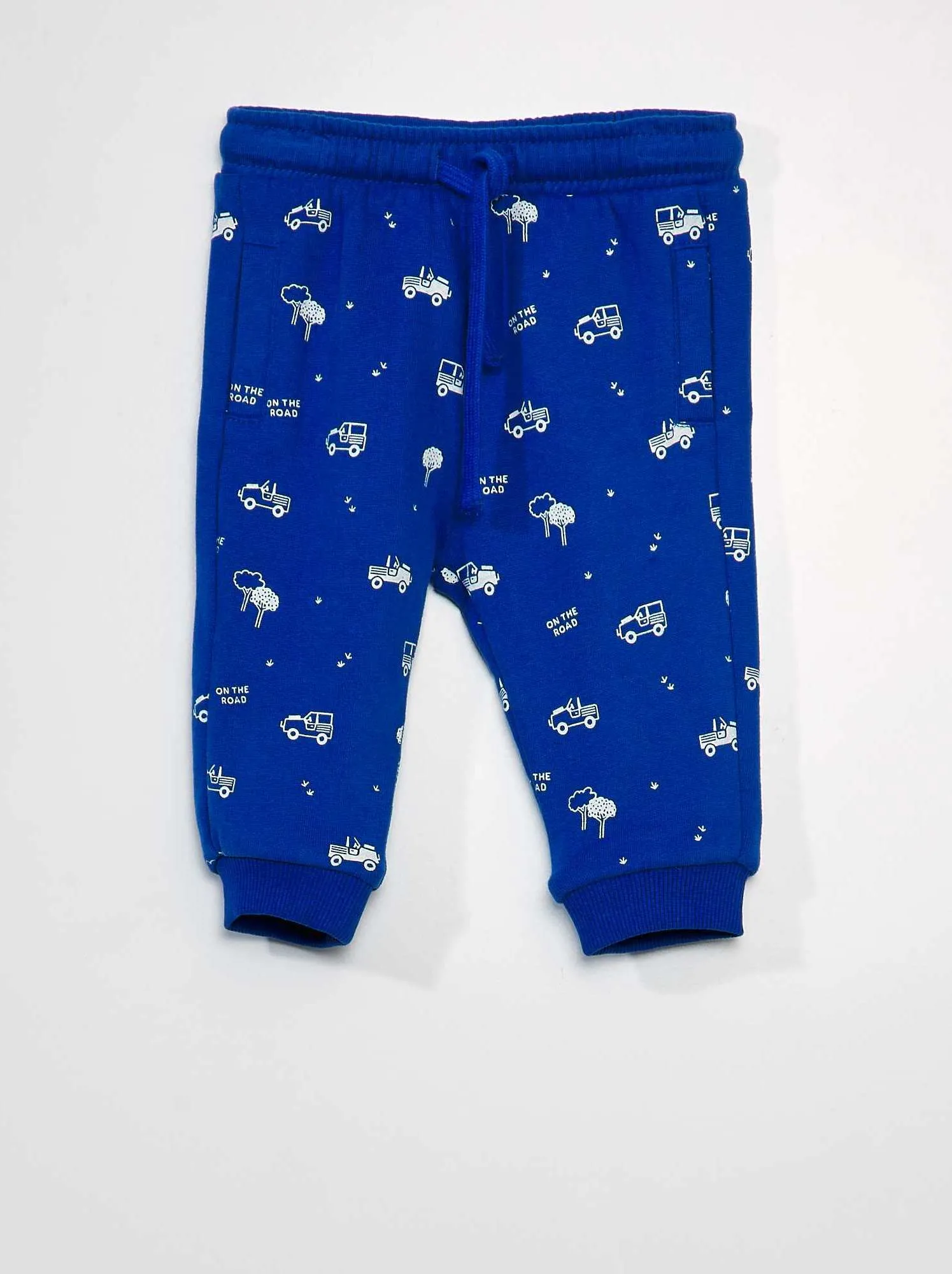Pantaloni joggers con motivo - BLU