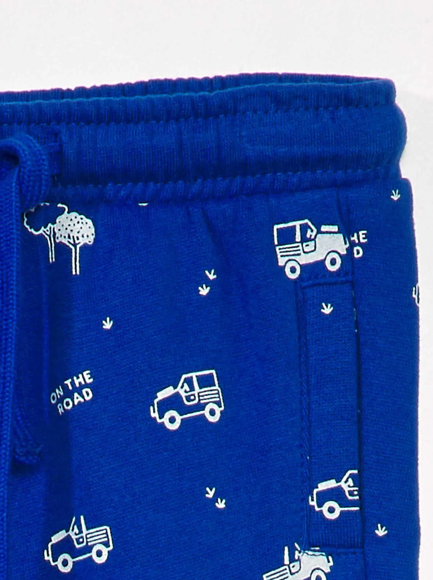 Pantaloni joggers con motivo - BLU