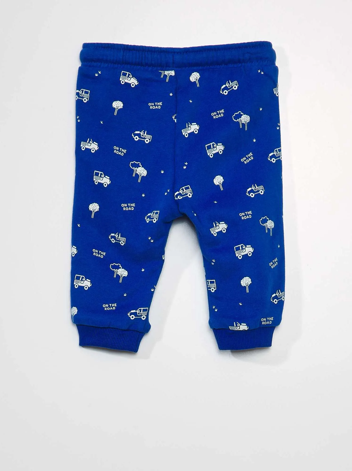 Pantaloni joggers con motivo - BLU