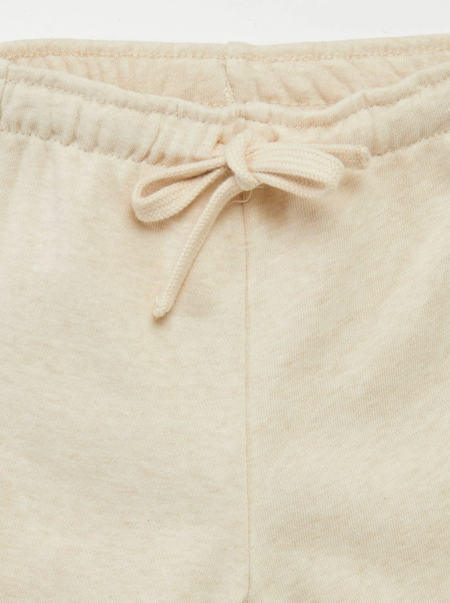 Pantaloni joggers in french terry - BEIGE