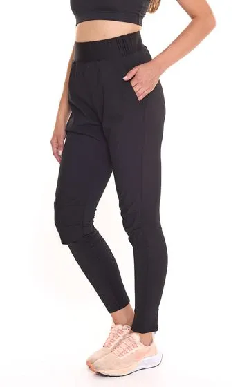 Pantaloni outdoor impermeabili da donna OXIDE XCO pantaloni da trekking antivento con coulisse 7420180 neri