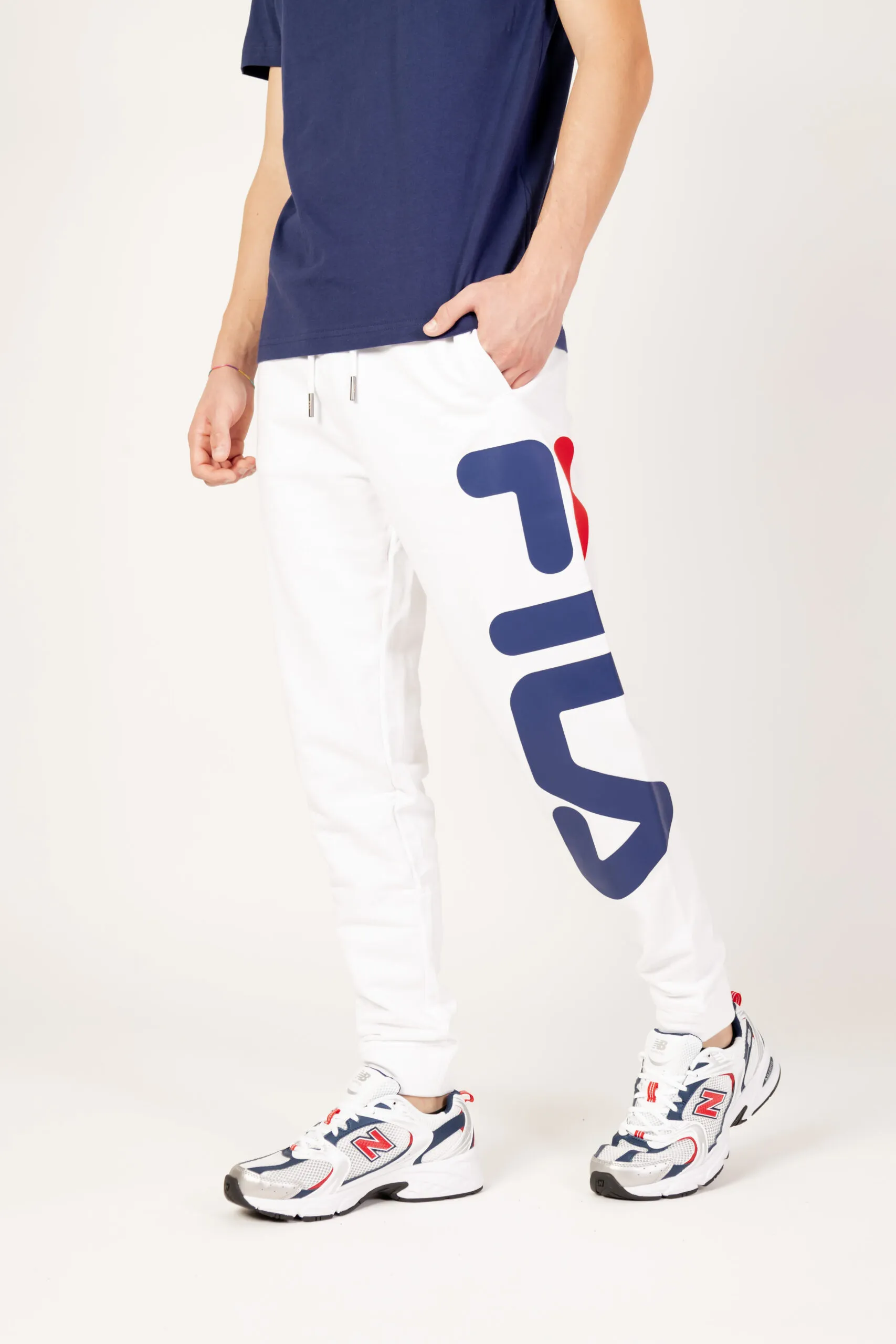 Pantaloni sportivi Fila bronte Bianco