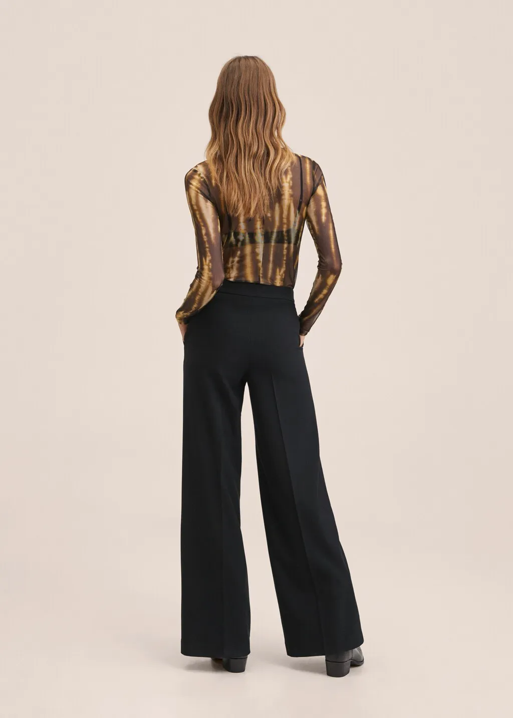 Pantaloni wideleg tasche