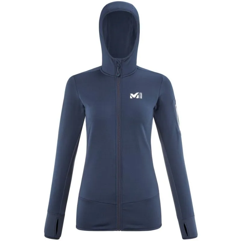 Polar Fleece Millet Felpa termica con cappuccio Rutor (Sapphire) Donna