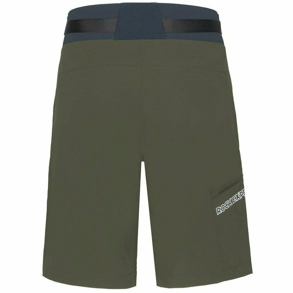 Rock Experience Scarlet Runner Bermuda Man Olive - Pantaloni Outdoor Uomo
