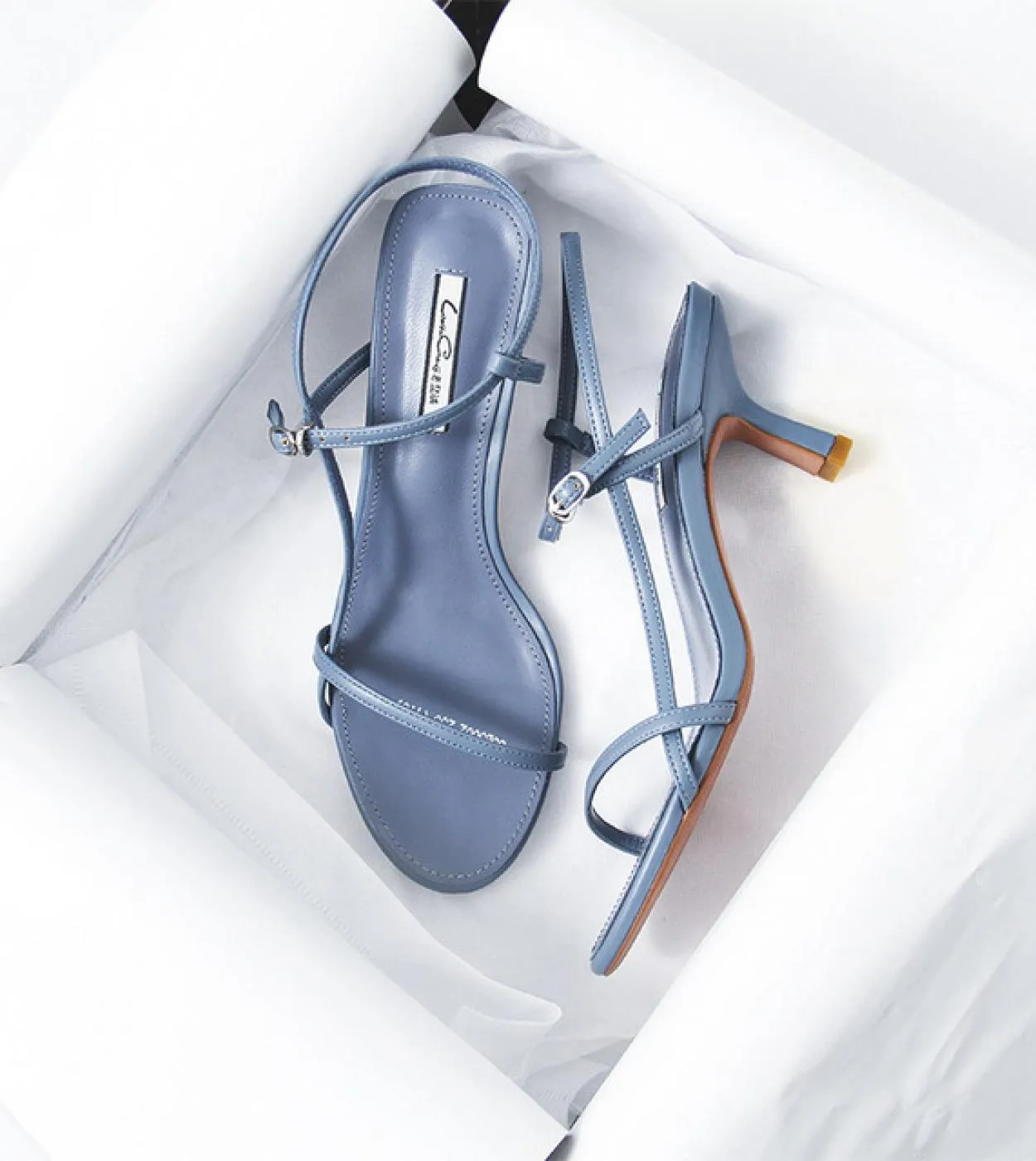 Scarpe da donna eleganti per tacchi Tacchi Sandali da donna Estate 2023 Scarpe da donna open toe Spedizione gratuita Nero Blu Bi