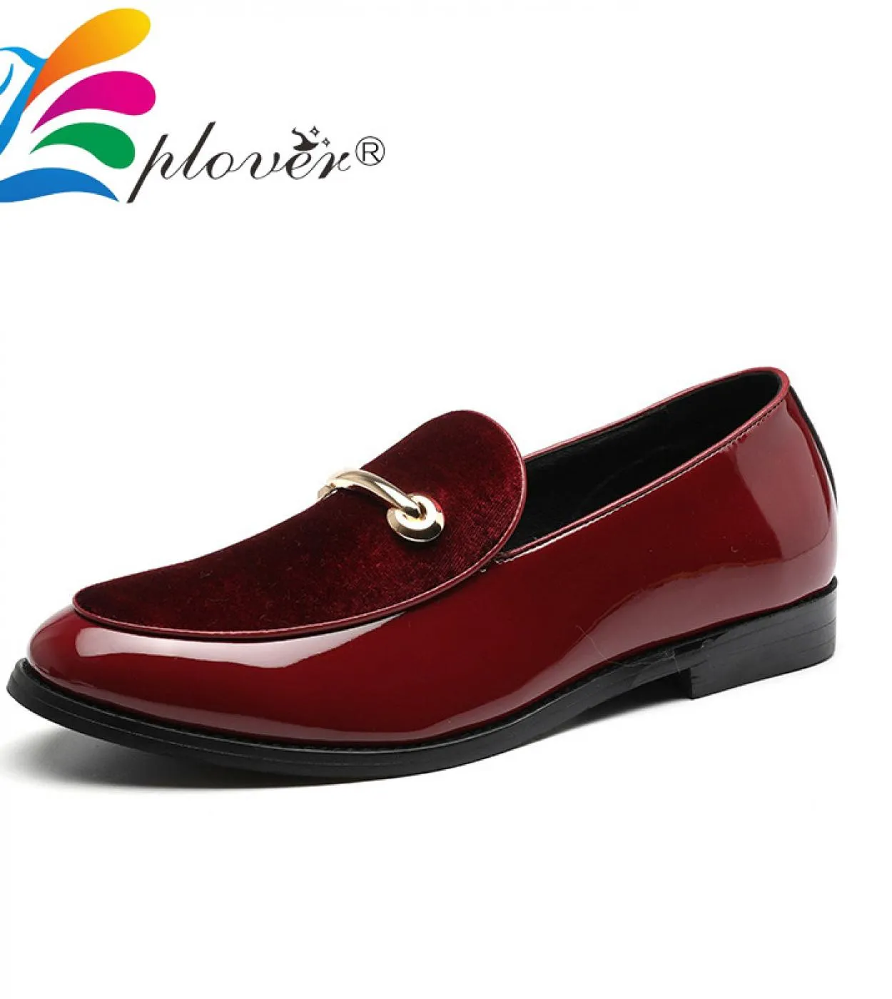 Scarpe da sposa da uomo di alta qualità Scarpe eleganti da uomo di marca di lusso Scarpe eleganti in pelle verniciata alla moda