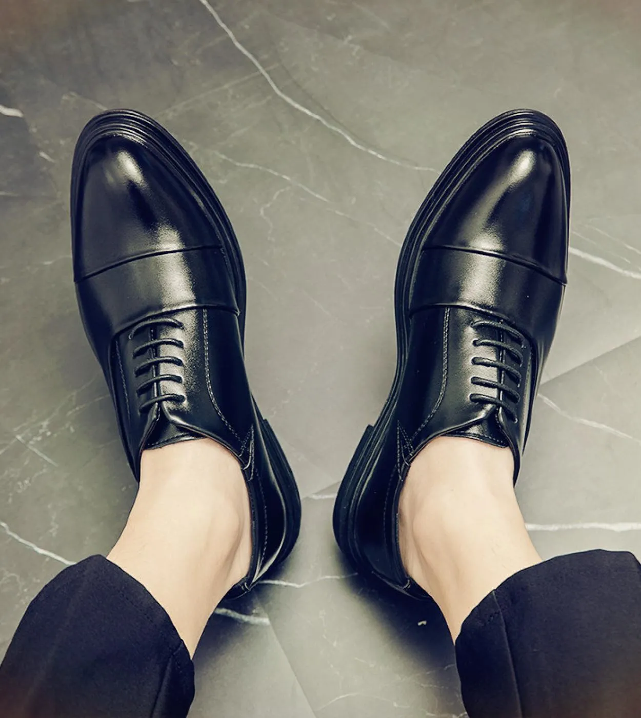 Scarpe eleganti da uomo in vera pelle da uomo britannico Scarpe eleganti da uomo Scarpe eleganti da uomo in pelle