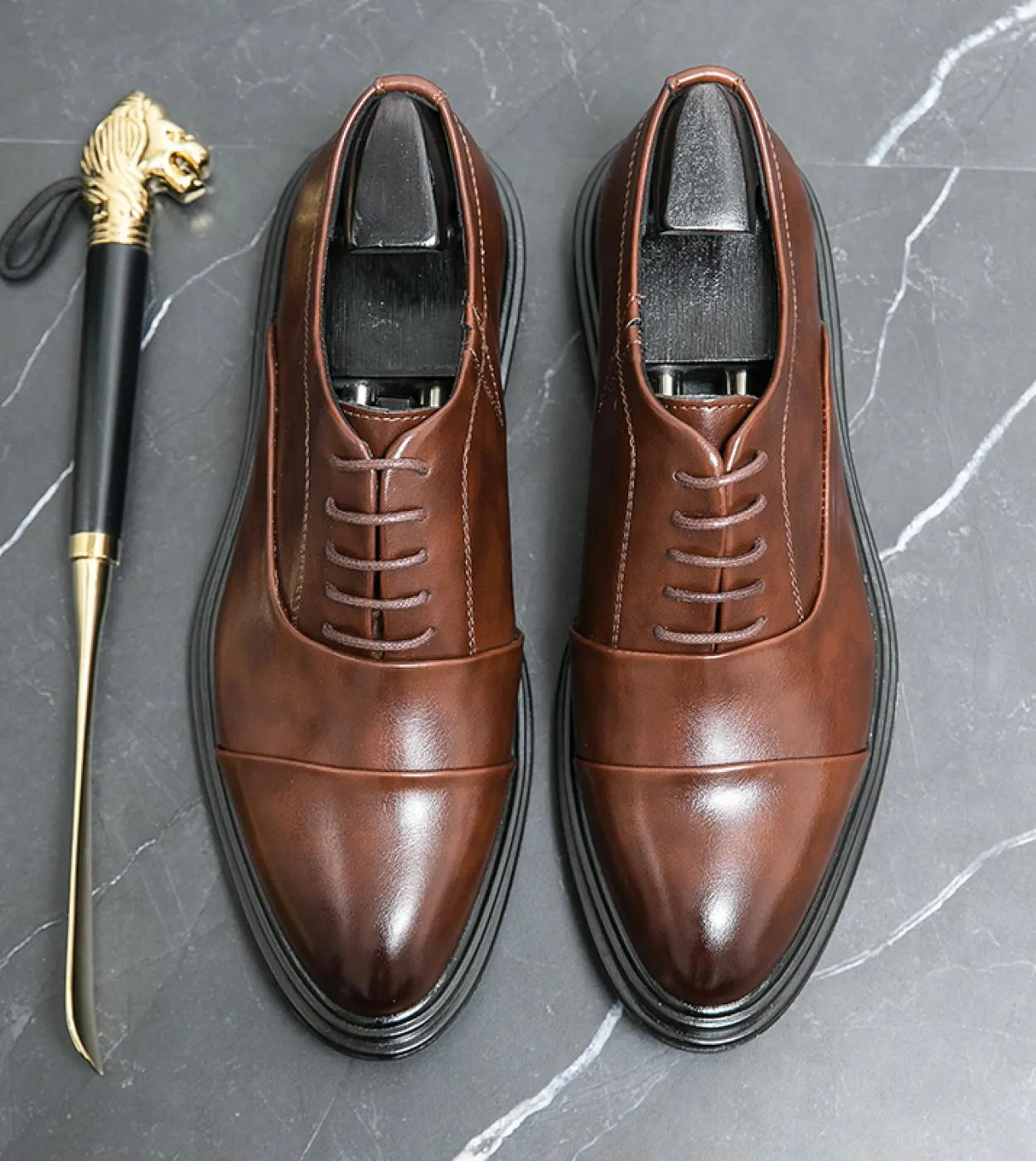 Scarpe eleganti da uomo in vera pelle da uomo britannico Scarpe eleganti da uomo Scarpe eleganti da uomo in pelle