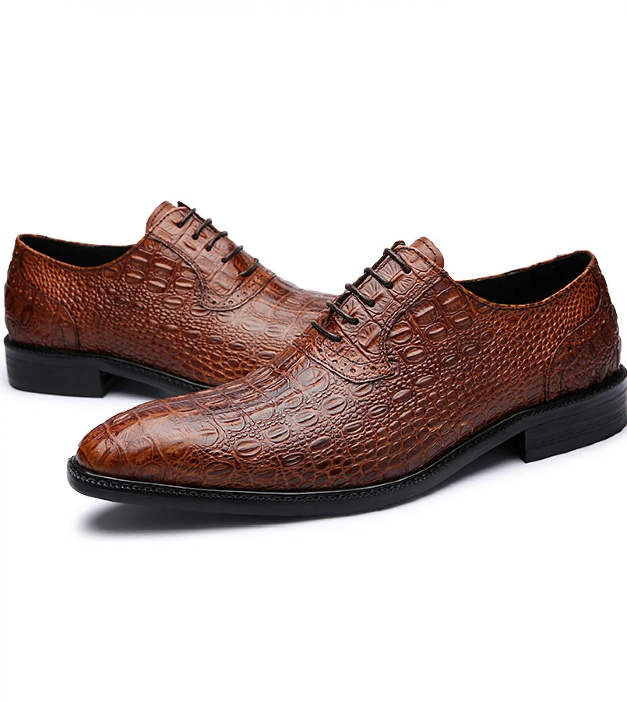 Scarpe eleganti da uomo in vera pelle Scarpe eleganti da uomo in pelle marrone stile uomo