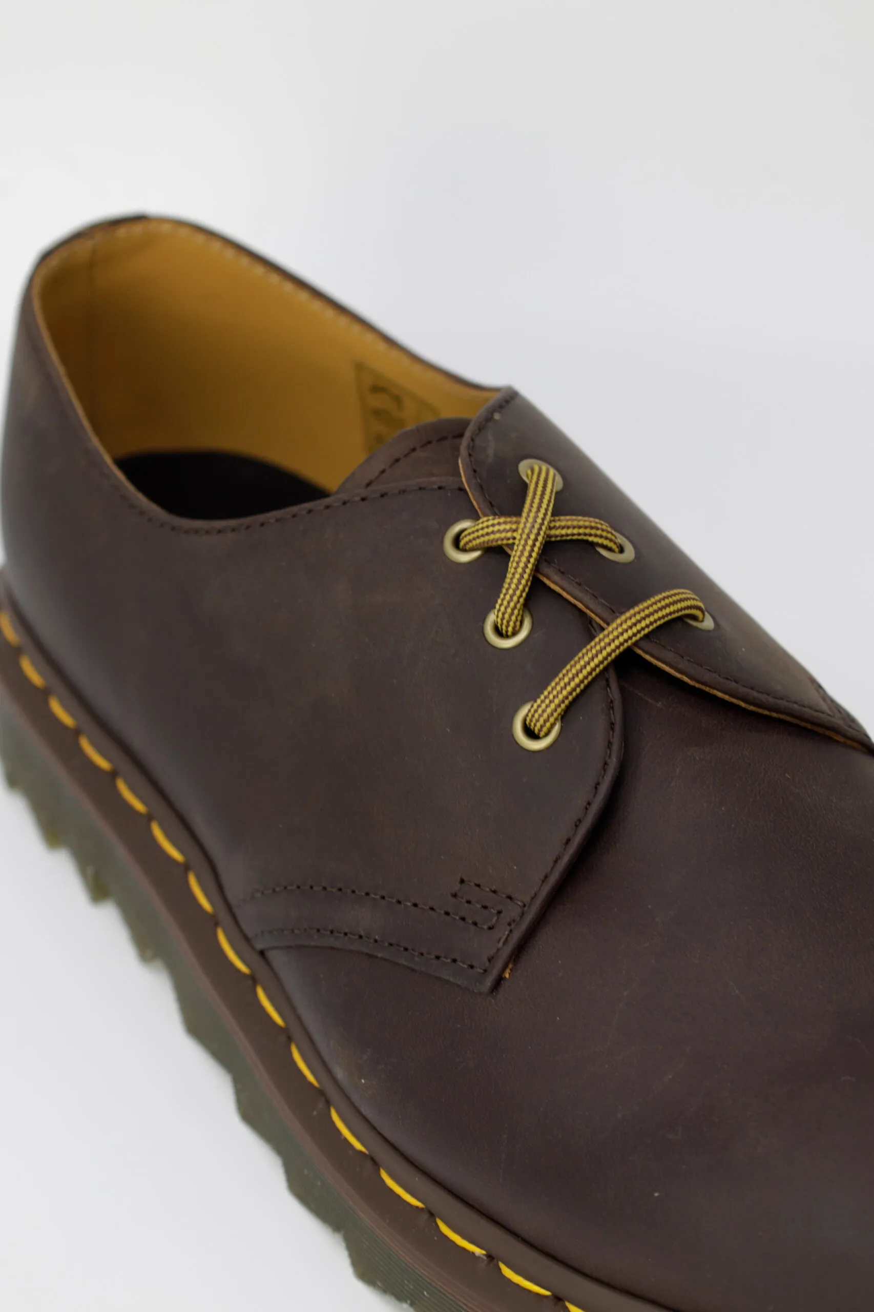 Scarpe eleganti Dr. Martens 1461 ziggy dark brown crazy horse Marrone