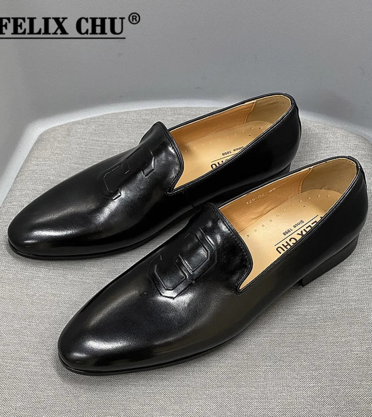 Scarpe eleganti marroni da uomo Scarpe eleganti marroni da uomo a punta taglia 6 13 Uomo
