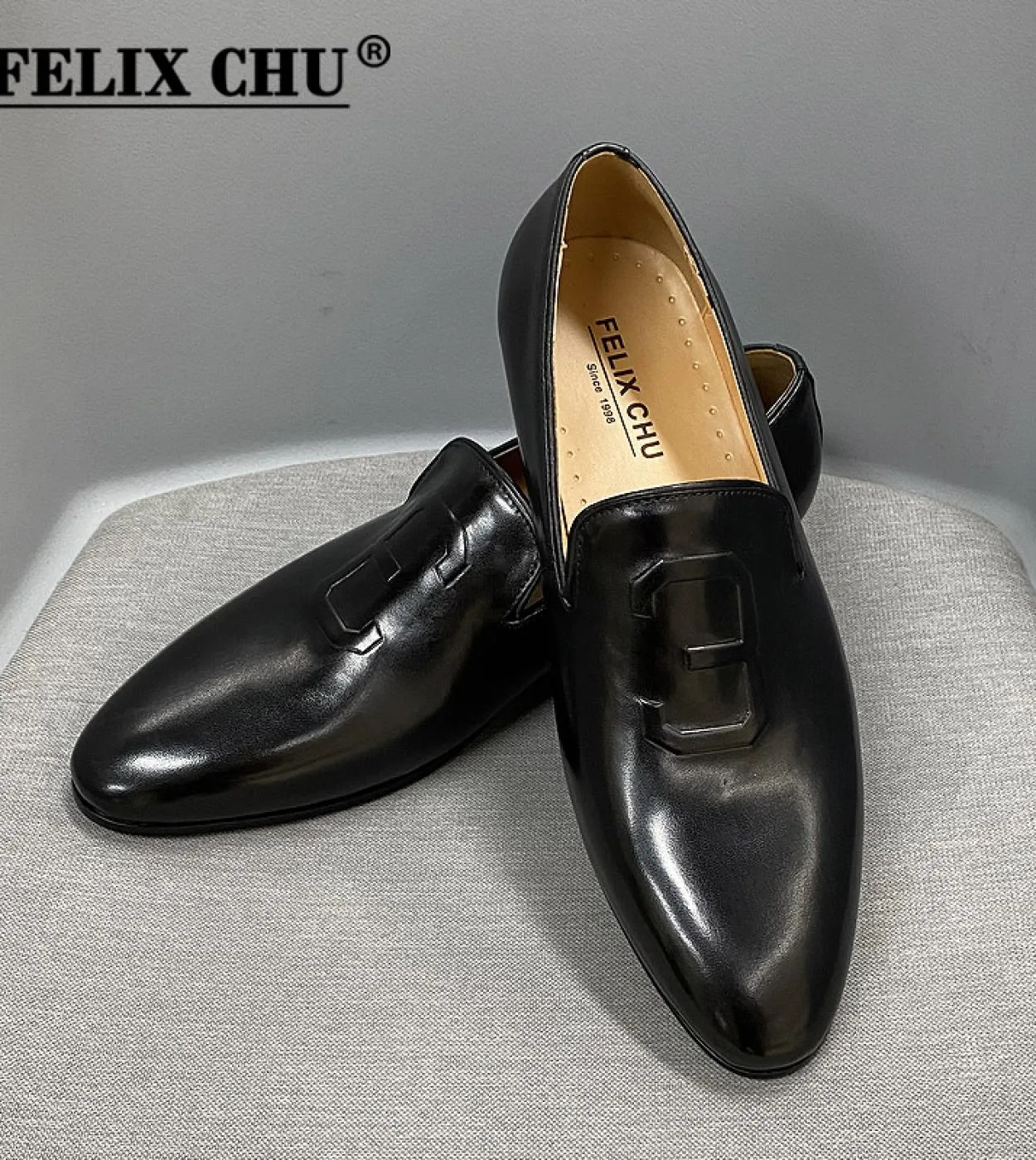 Scarpe eleganti marroni da uomo Scarpe eleganti marroni da uomo a punta taglia 6 13 Uomo