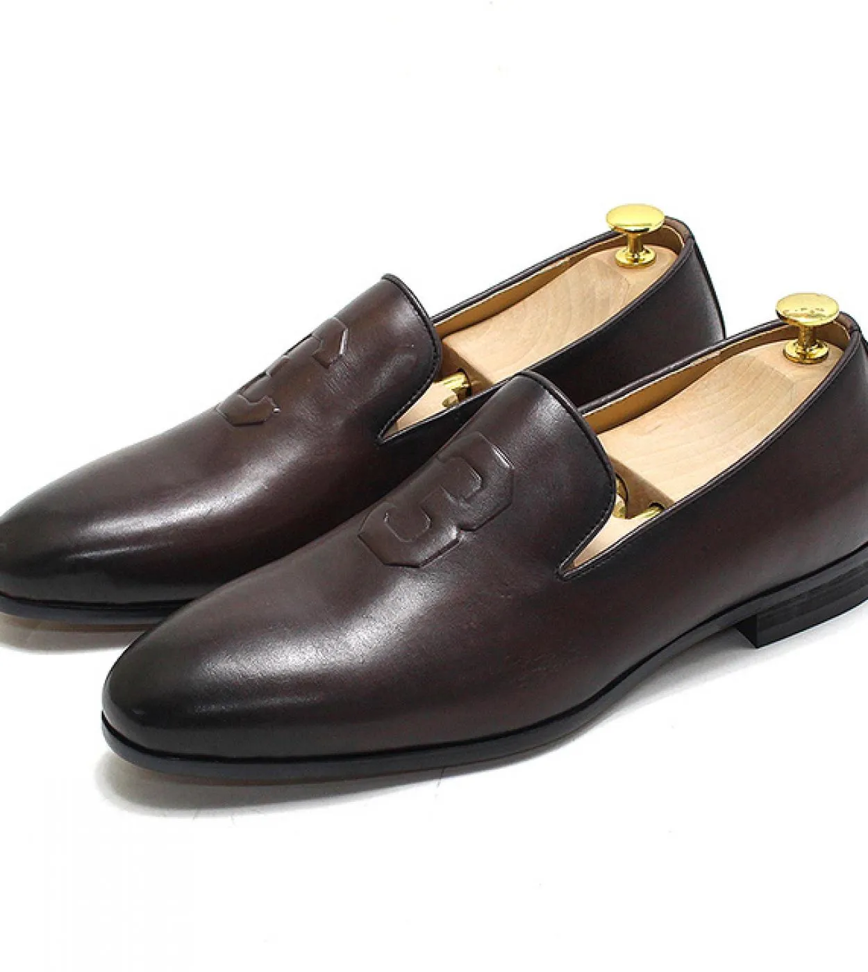 Scarpe eleganti marroni da uomo Scarpe eleganti marroni da uomo a punta taglia 6 13 Uomo